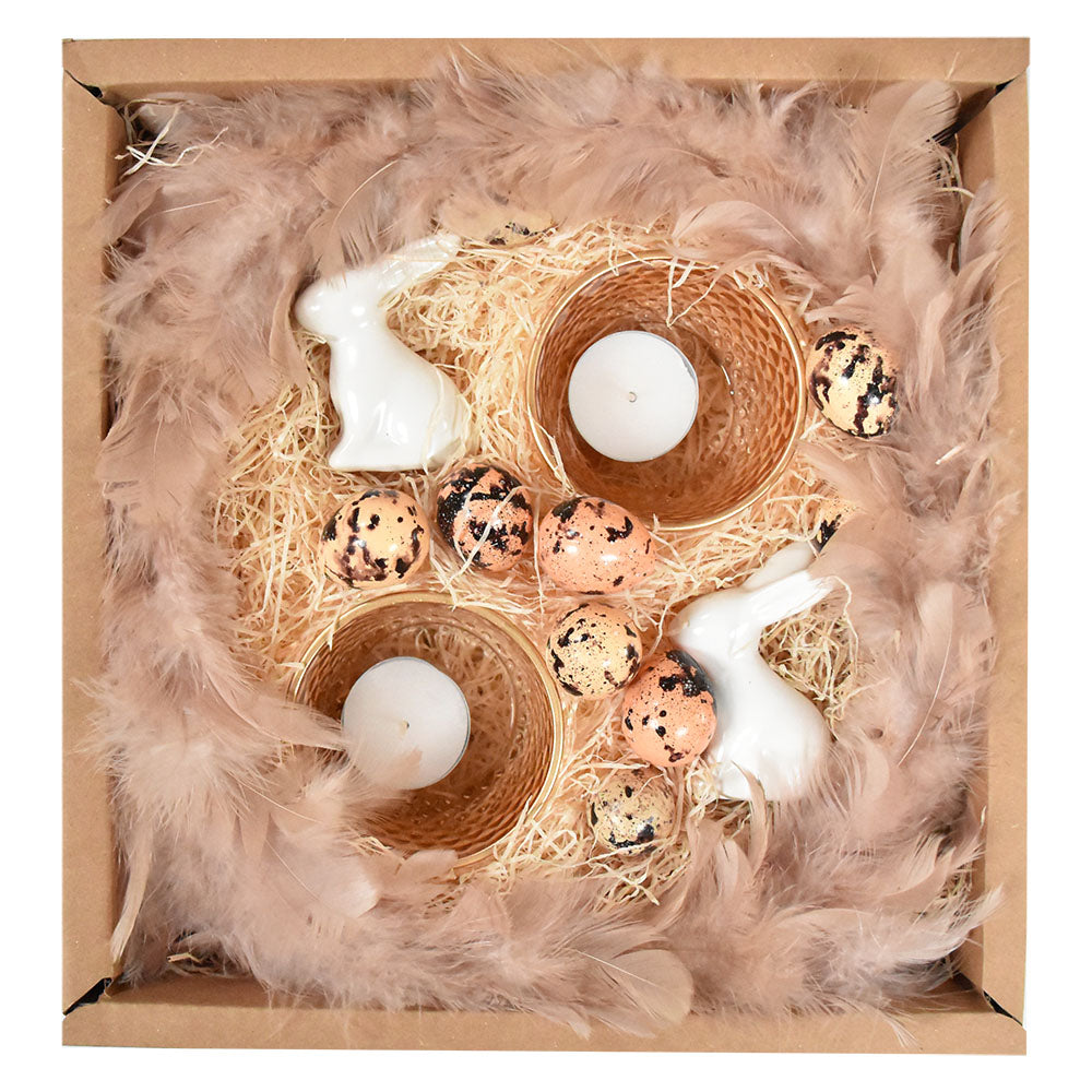Osternest Tischdekoration-Osternest Geschenkbox für die Tischdekoration