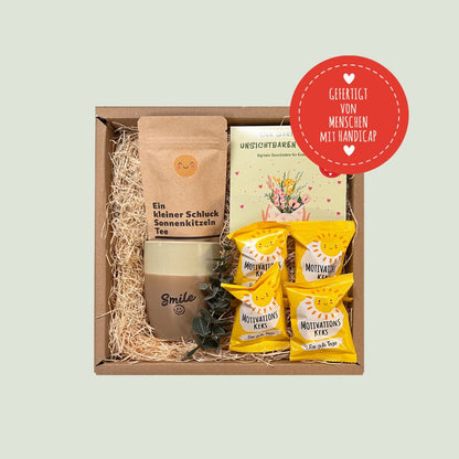 Geschenkbox für neue Mitarbeiter - willkommen im Team