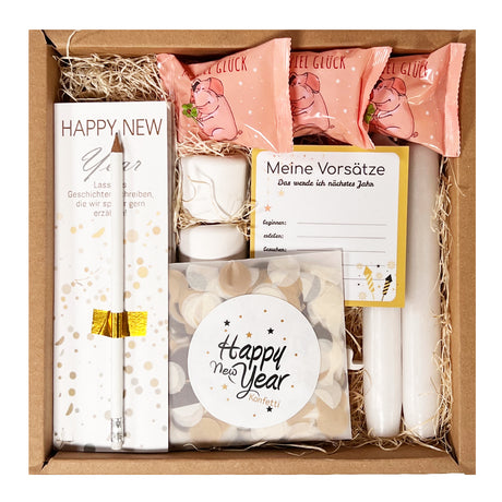 Tischdeko zu Silvester