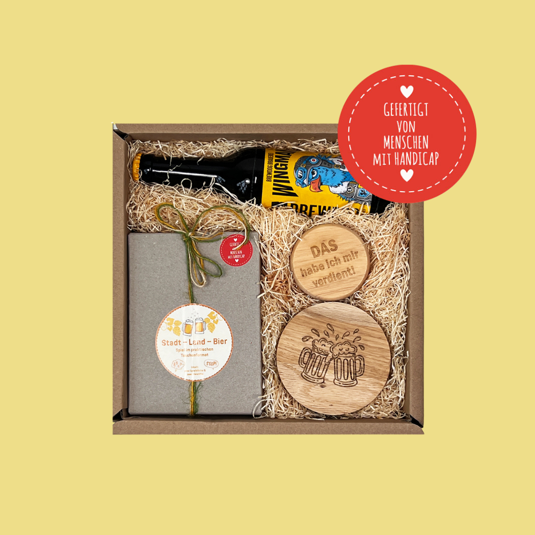 Handgefertigte Geschenkbox