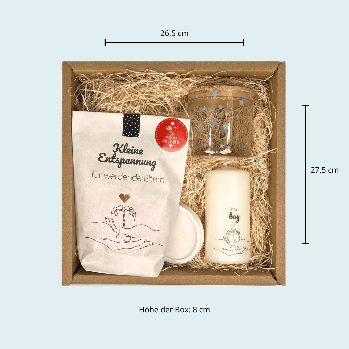 Geschenkbox zur Geburt Junge
