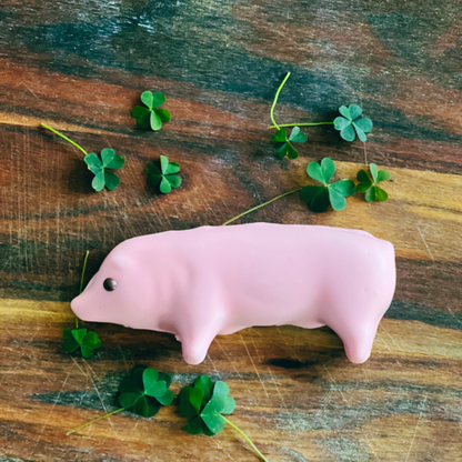 Glückschwein aus Marzipan