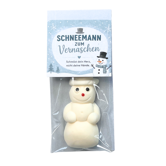 Süßes zu Weihnachten: Schneemann zum Vernaschen