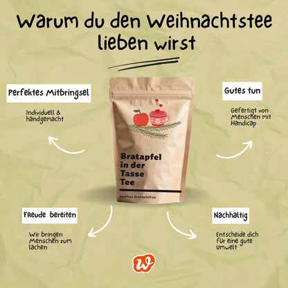 Bratapfel Tee Geschenk