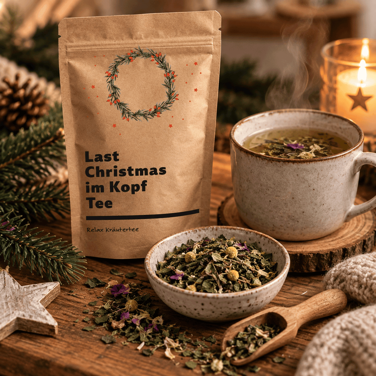 Weihnachtlicher Kräutertee: Last Christmas im Kopf 