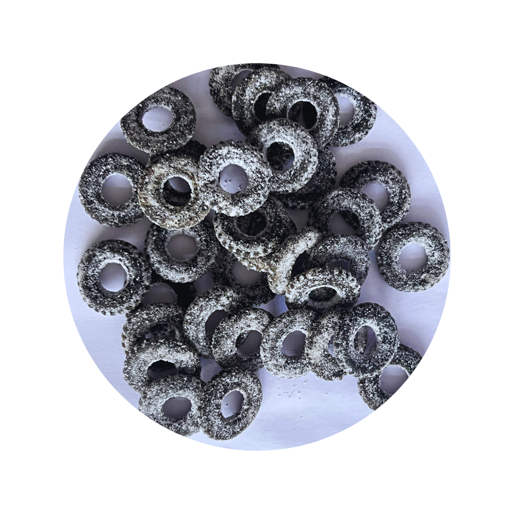 salzige Lakritzringe