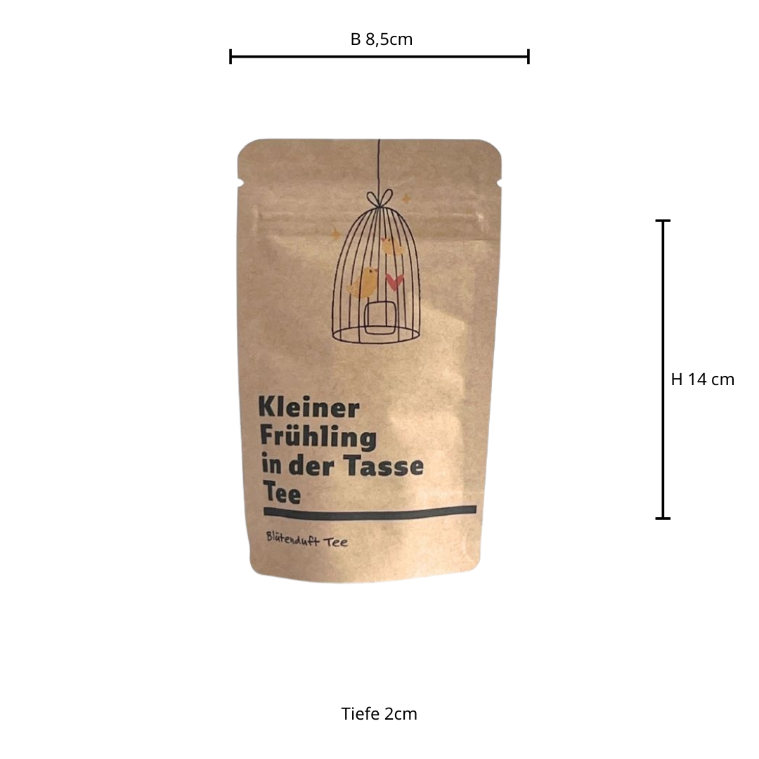 Kleiner Frühling in der Tasse, ein Ostergeschenk für Kollegen mit Herz