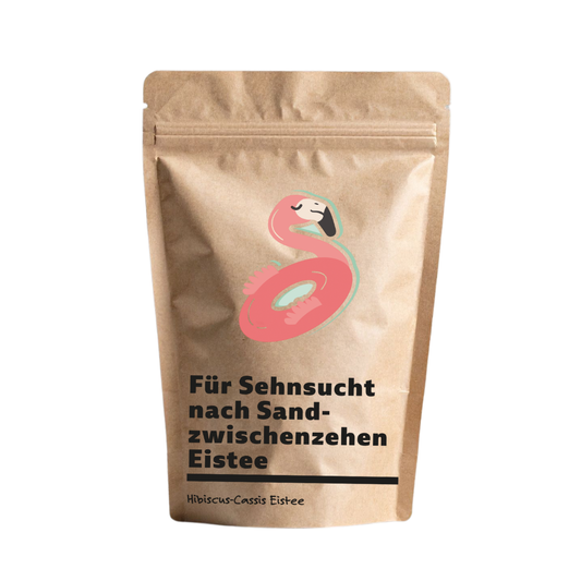 Für Sehnsucht nach Sand zwischen den Zehen Eistee
