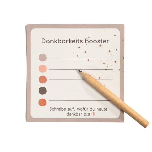 Dankbarkeit Block
