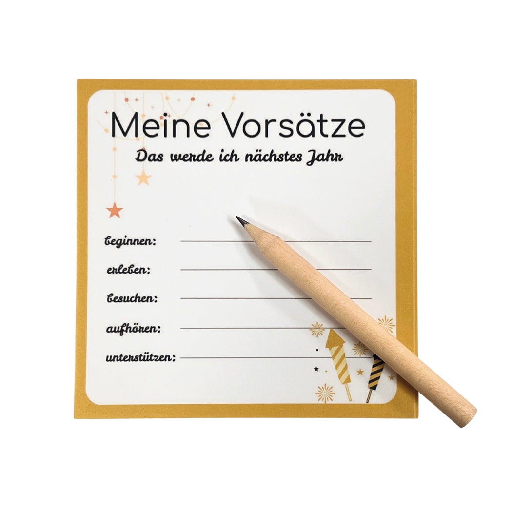 Ziele umsetzen – mit dem bezaubernden Vorsätze-Block Set