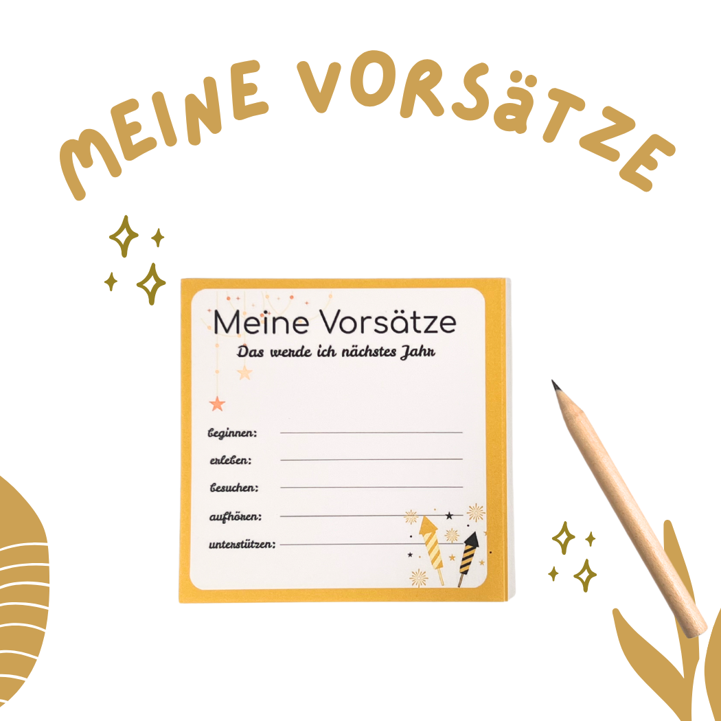 Ziele umsetzen – mit dem bezaubernden Vorsätze-Block Set