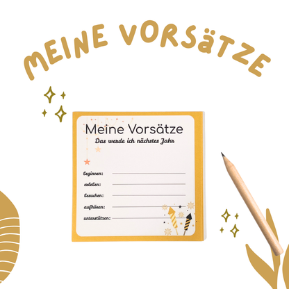 Ziele umsetzen – mit dem bezaubernden Vorsätze-Block Set
