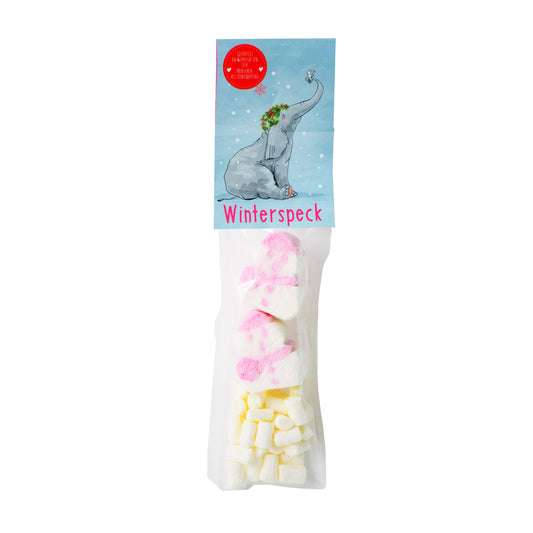 Winterspeck Marshmellow Tüte mit Schneemann zum Naschen