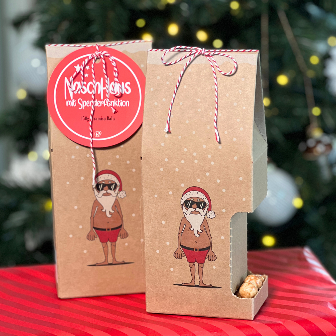 Geschenke für Mitarbeiter zu Weihnachten- Naschhaus