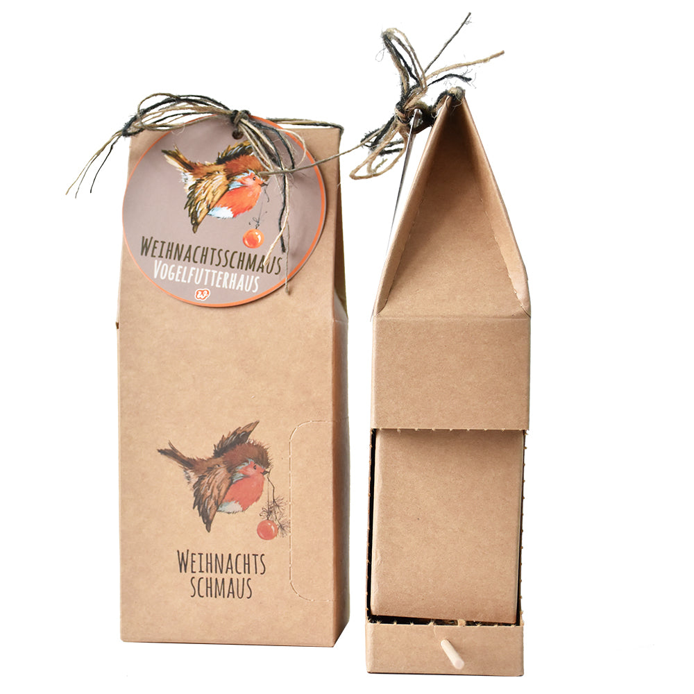 Wildvogelfutter Haus Weihnachtsschmaus