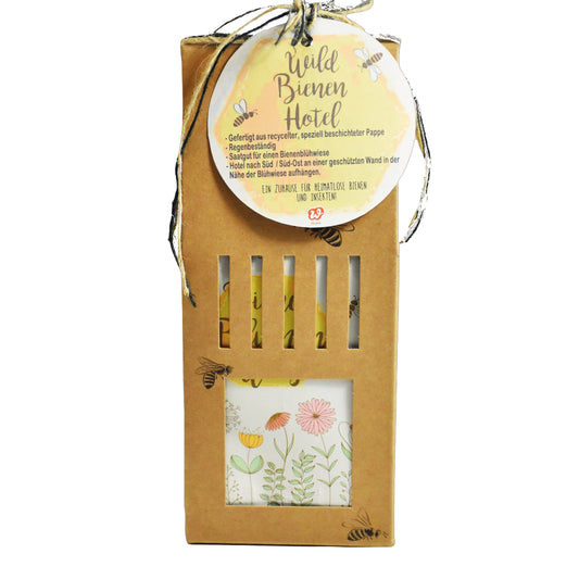 geschenkbox garten-Wildbienenhotel: Ökologisches Zuhause für Gartenhelden