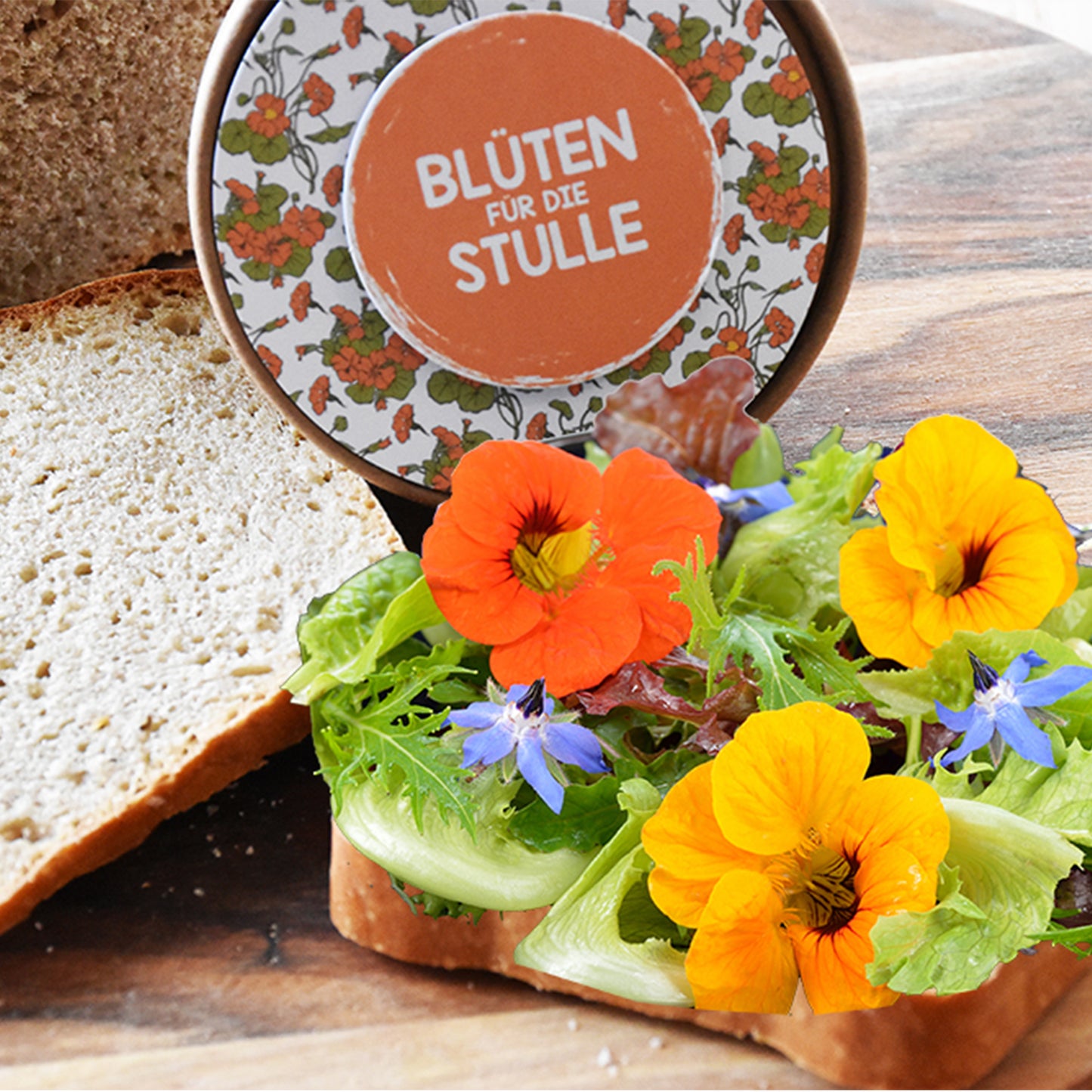 Bunte Blüten fürs Brot