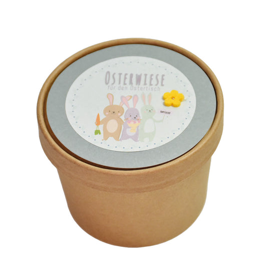 Osterwiese – Zauberhafte Mini Osterdeko für den Ostertisch