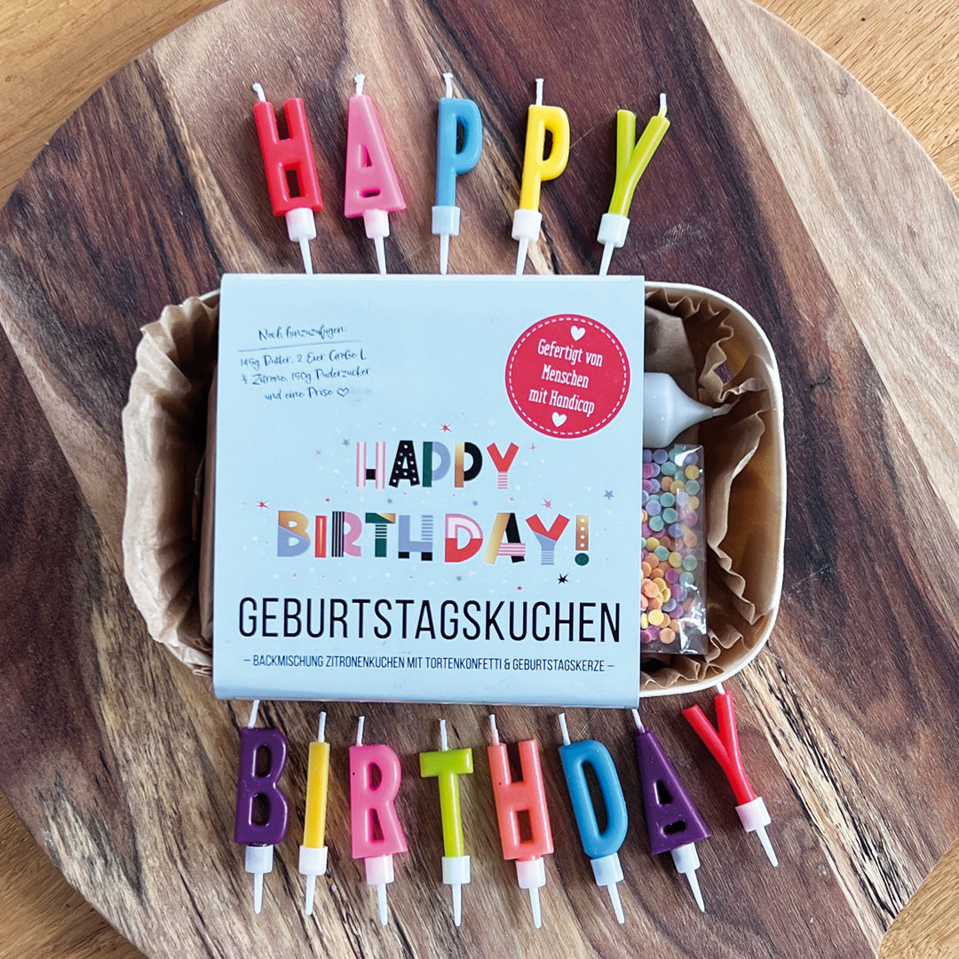 Geburtstagskarte Heißluftballons Wolken Sterne Bunte Illustration Dopp