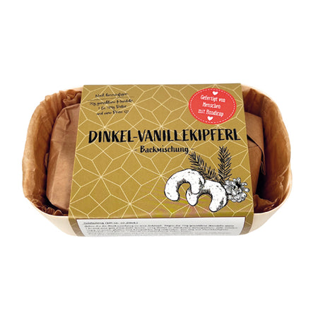 Plätzchen Backmischung Dinkel-Vanillekipferl