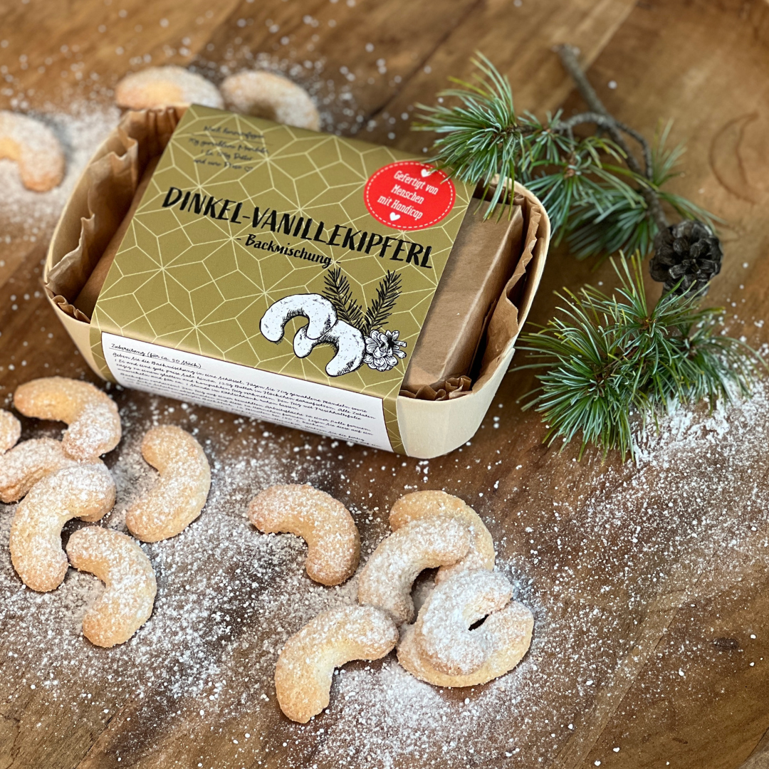 Vanille Kipferl backen - ganz einfach - Backset