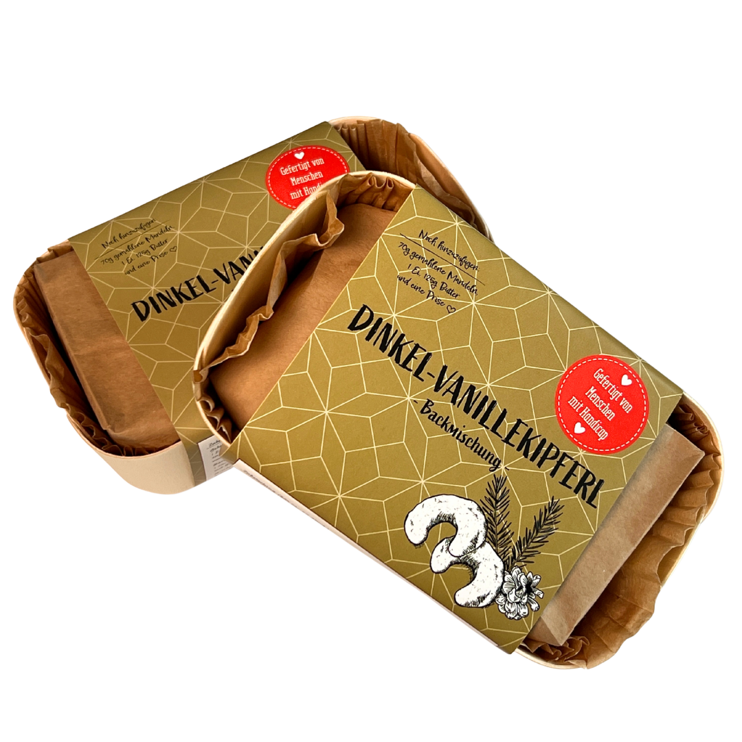 geschenk zum selber Backen - Dinkel Vanillekipferl