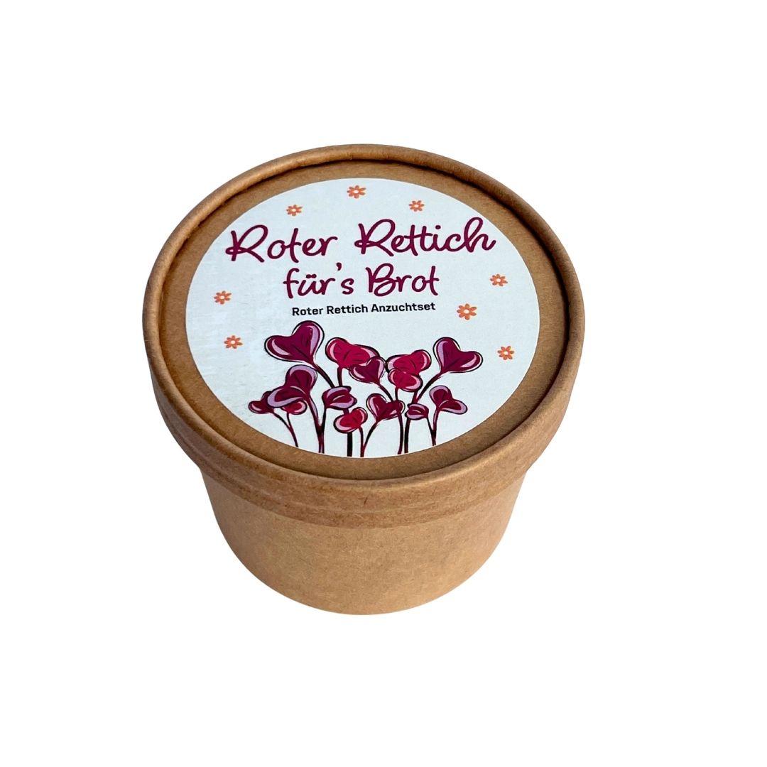 Microgreen roter Rettich Brot für´s Brot