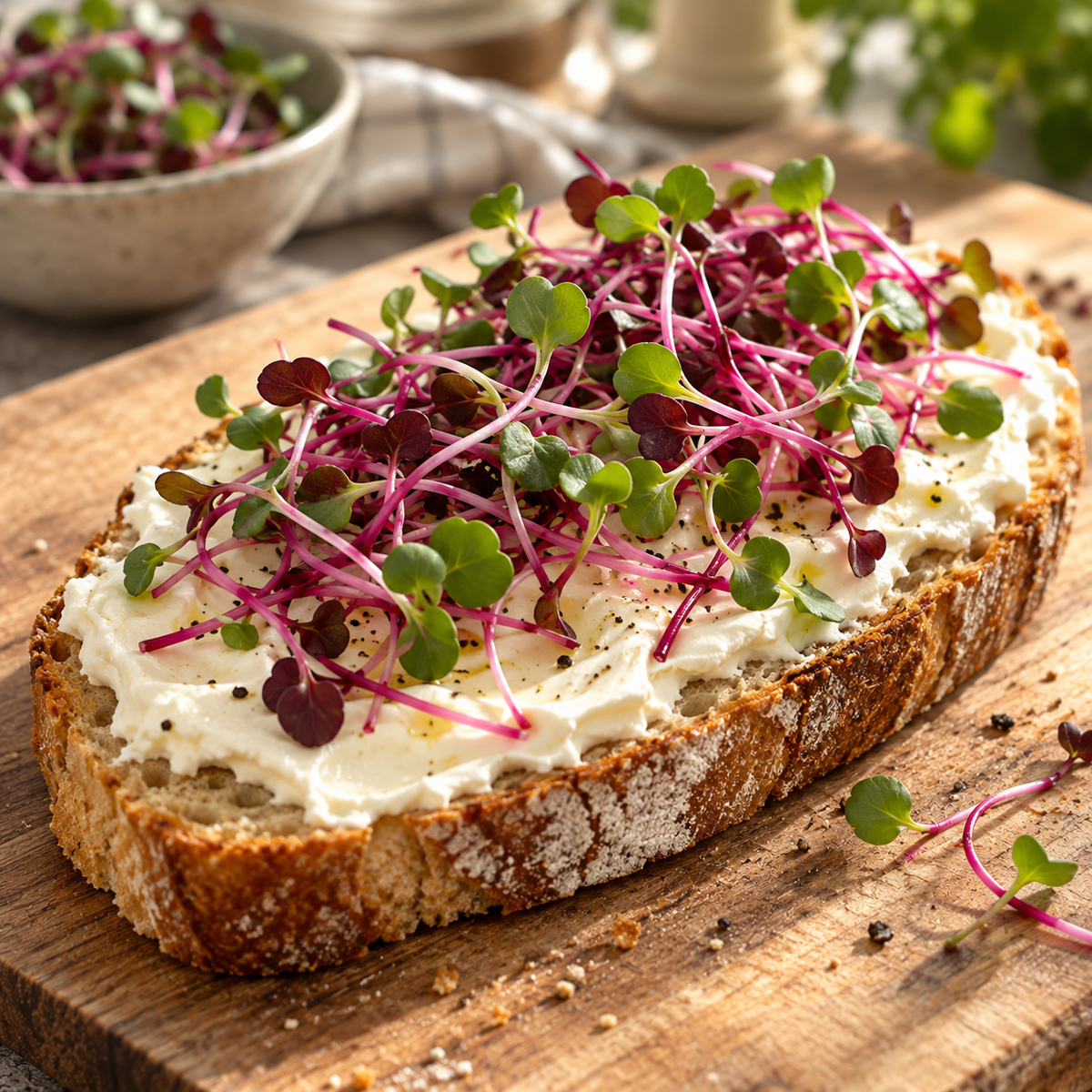 Gesundes Superfood Rettich Samen