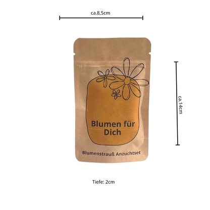 Blumenstrauß zum einsäen