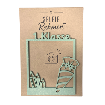 Selfie Rahmen Einschulung