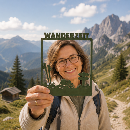 Selfie Rahmen Wandern