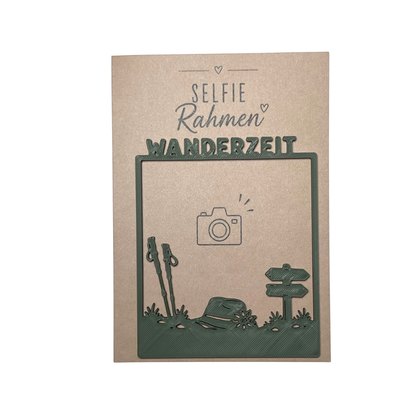 Selfie Rahmen Wandern