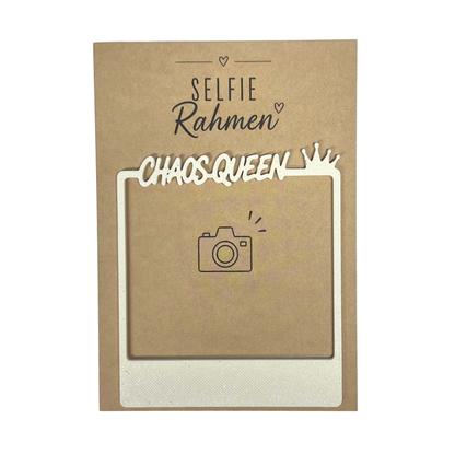 Selfie Rahmen Chaos Queen & King