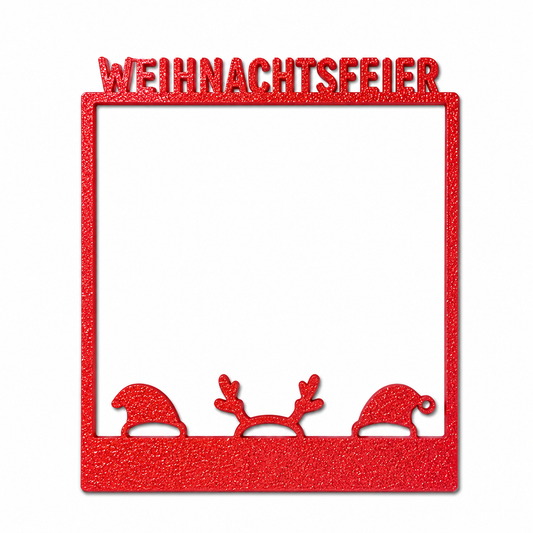 Selfie Rahmen Weihnachtsfeier Giveaway Rotpink S