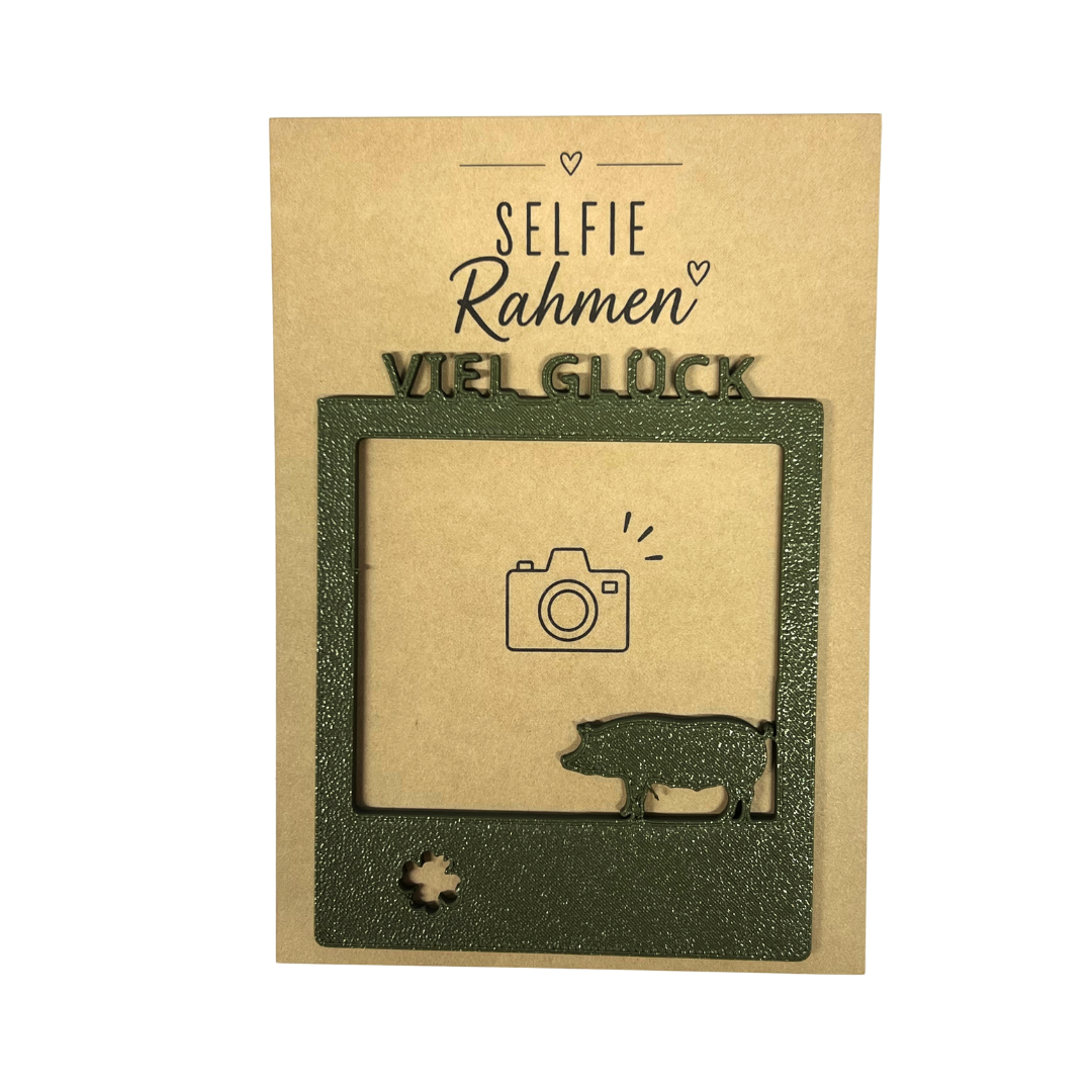 Selfie Rahmen Glücklich