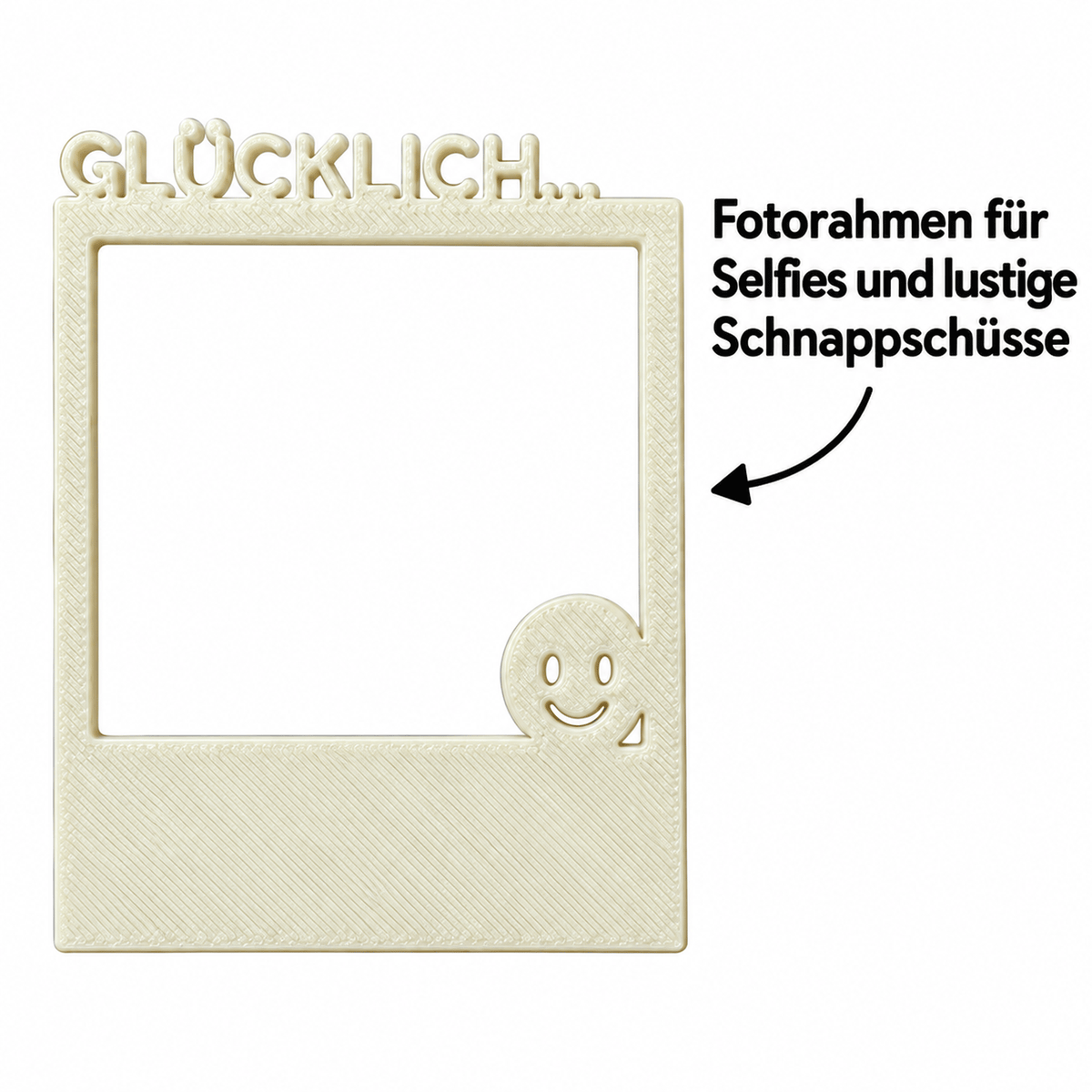 Selfie Rahmen Smiley: Fotorahmen für Selfies und lustige Schnappschüsse
