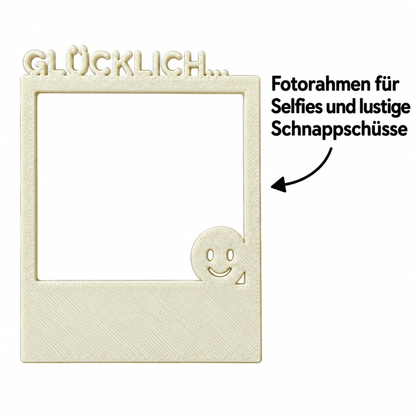 Selfie Rahmen Smiley: Fotorahmen für Selfies und lustige Schnappschüsse