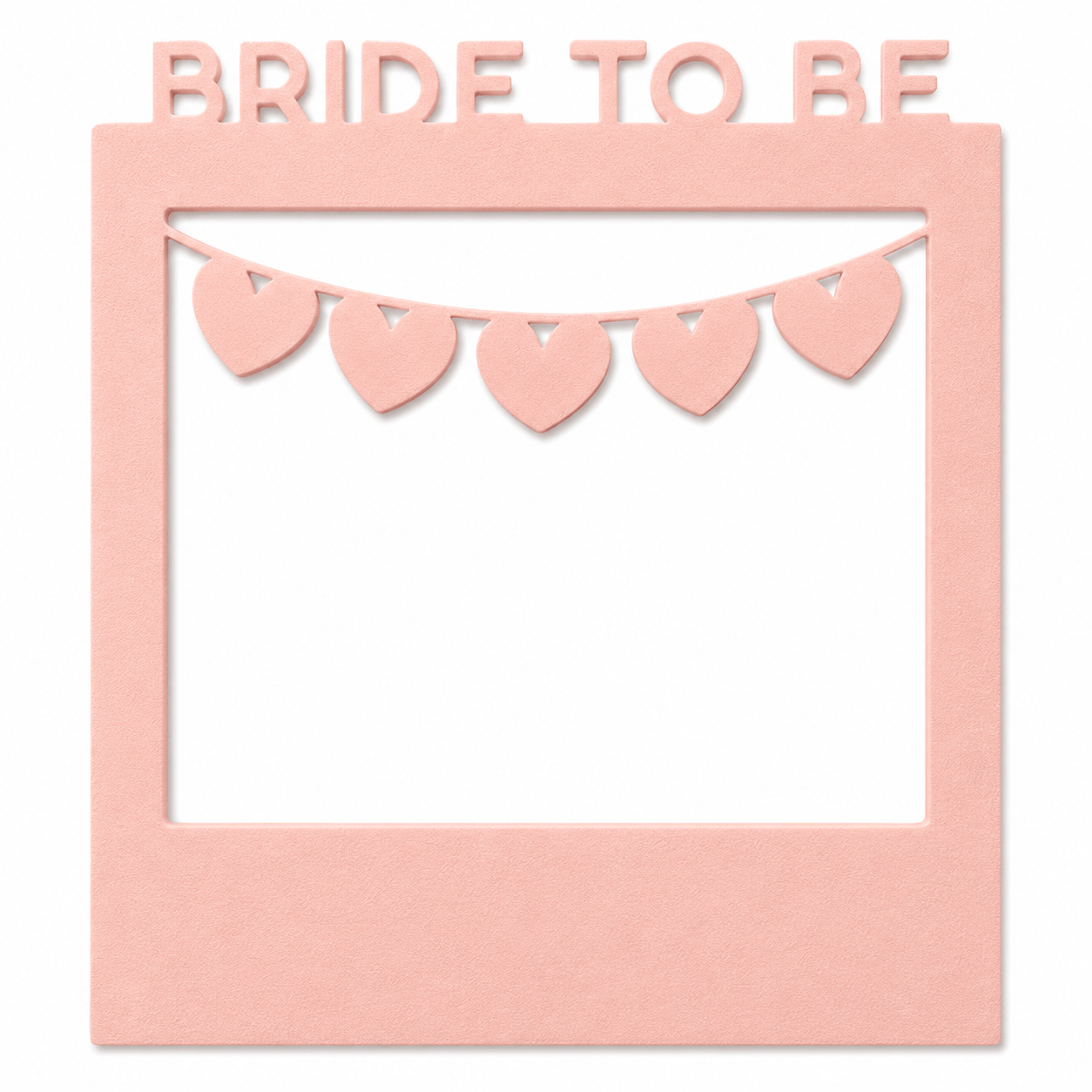 JGA Selfie Rahmen XL Bride to be