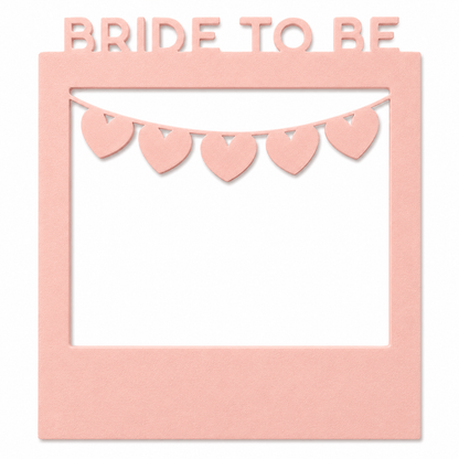JGA Selfie Rahmen XL Bride to be