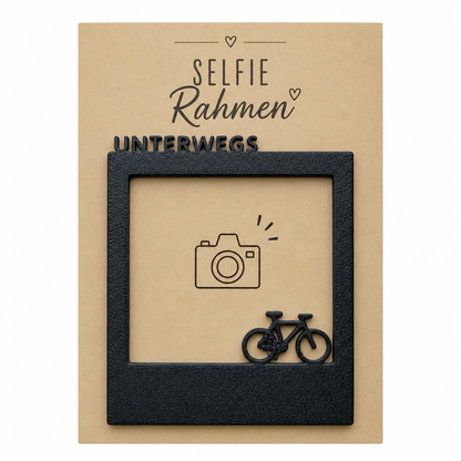 Selfie Rahmen Fahrrad Unterwegs