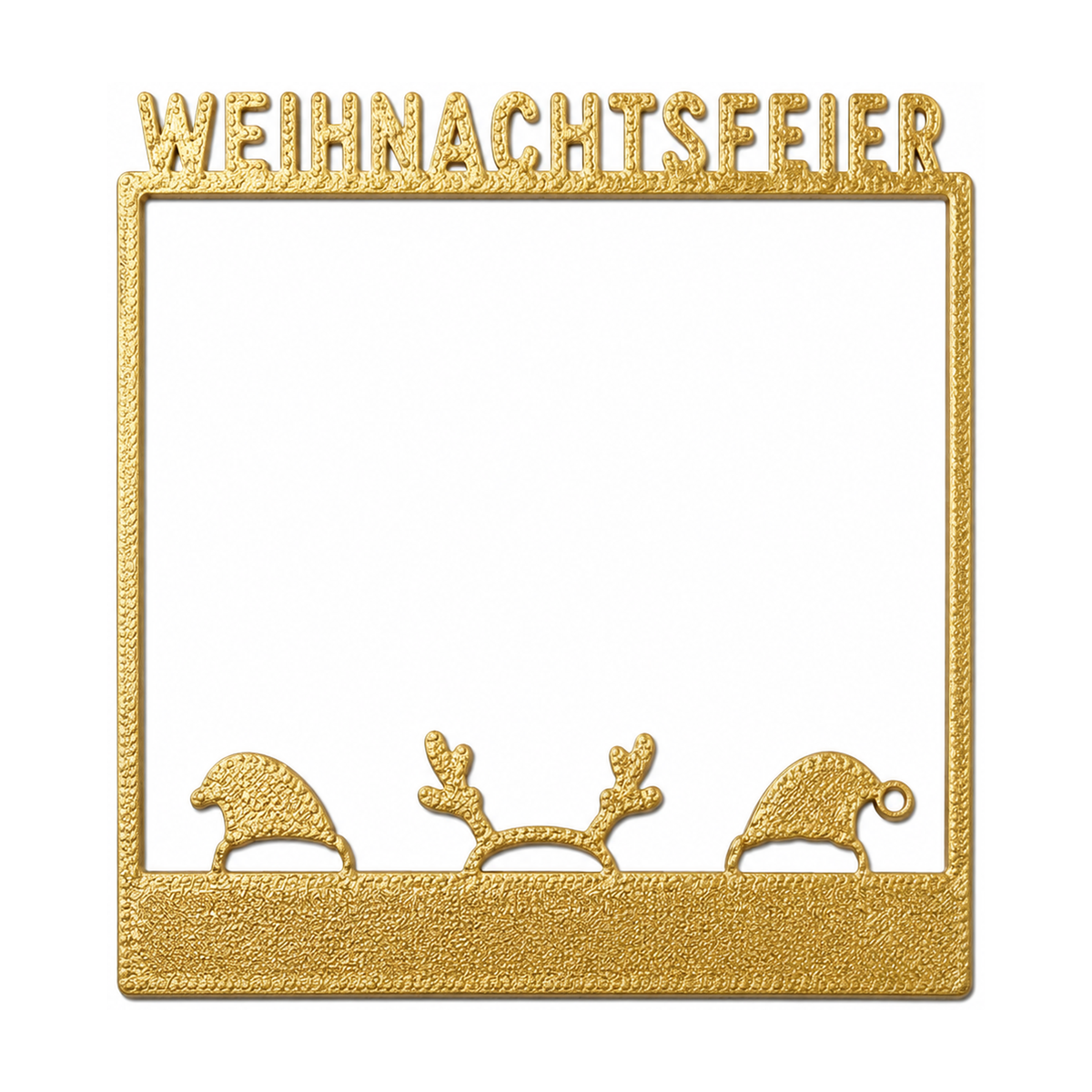 Selfie Rahmen Weihnachtsfeier XL personalisierbar