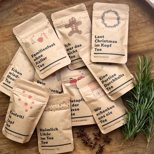 Tee Geschenke zu Weihnachten und für jeden Tag