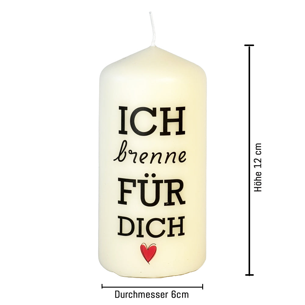 Kerze für Verliebte