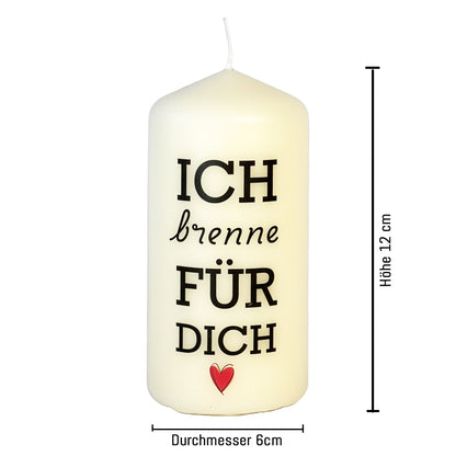 Kerze für Verliebte
