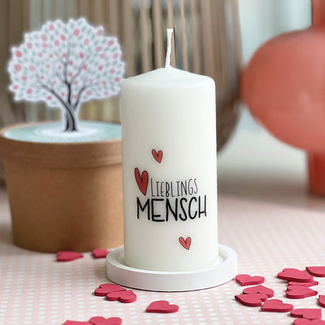 Kerze Lieblingsmensch
