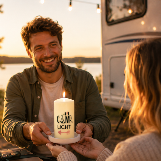 Camping Licht romantisch