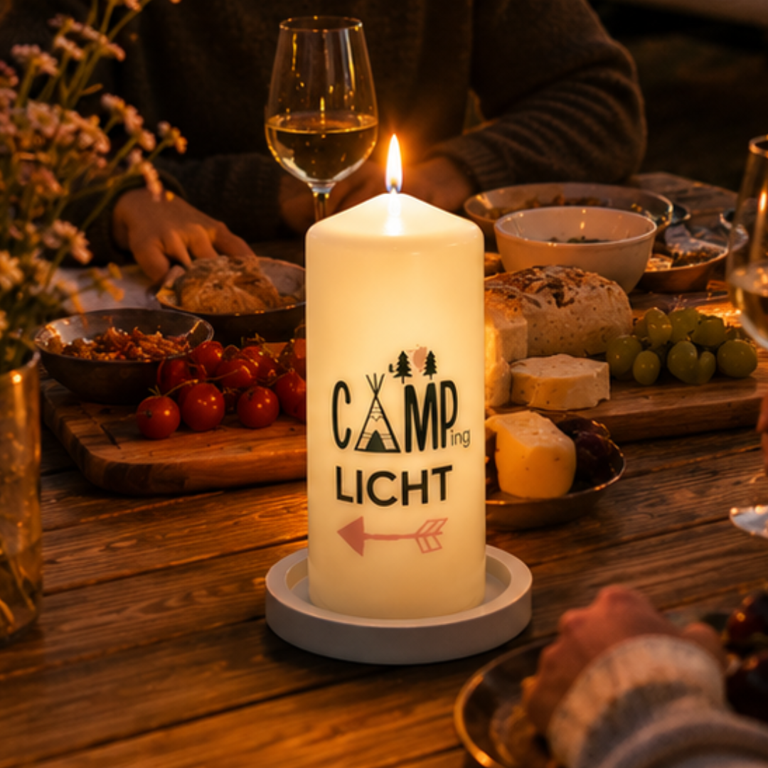 Licht für den Camping Tisch