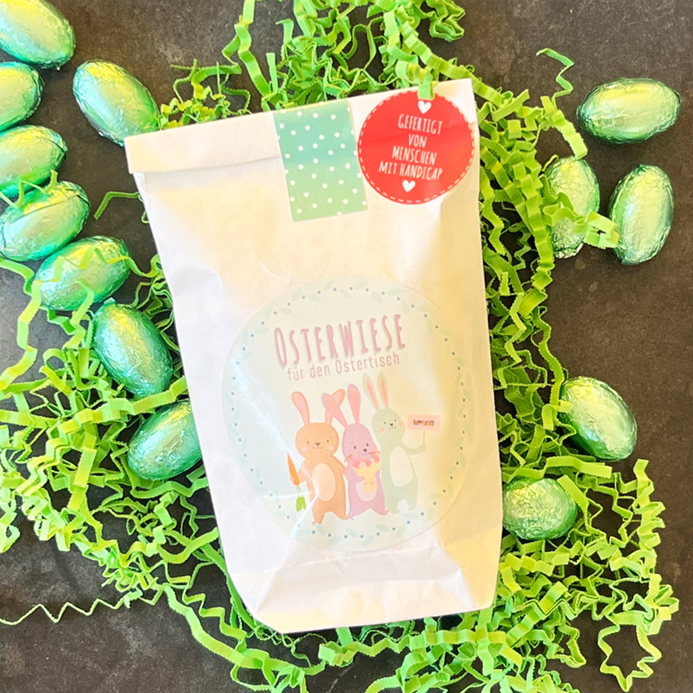 Ostertüte mit Schokoeiern