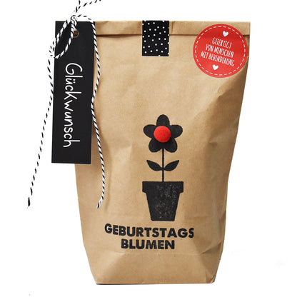 Geburtstagsblumen Tüte