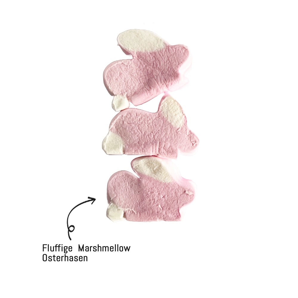 Fluffige Osterhasen aus Marshmellow